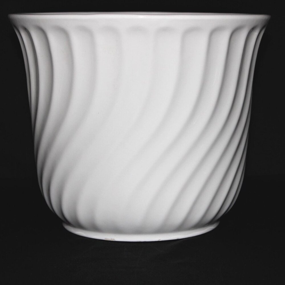 Large Vintage White Bellini Planter | Made In Italy
